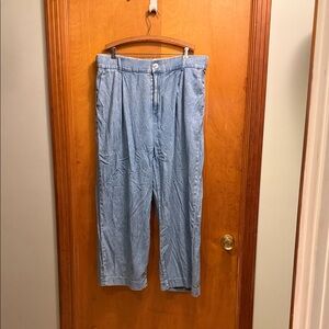 Torrid Light Blue Relaxed wide leg pants